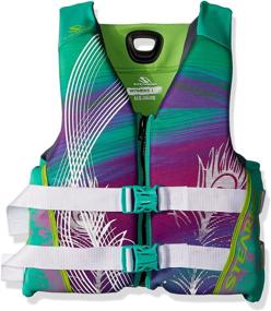 img 3 attached to Stay Stylish and Safe with the STEARNS Women's V1 Series Hydroprene Life Jacket