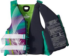 img 1 attached to Stay Stylish and Safe with the STEARNS Women's V1 Series Hydroprene Life Jacket