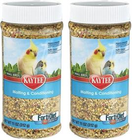 img 4 attached to 🐦 Enhance Your Small Bird's Plumage with Kaytee Forti-Diet Pro Health Molting & Conditioning Supplement