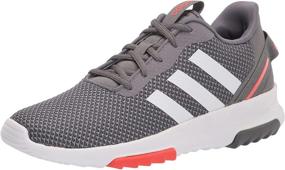 img 4 attached to 👟 Adidas Boys' Baby Racer Black Running Shoes and Sneakers