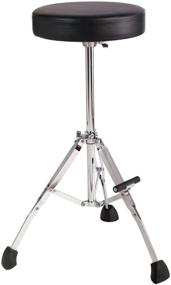 img 1 attached to 🪑 Gibraltar GGS10T: Tall 27&#34; Stool with Round Seat, Foldable Tripod & Foot Rest - Ultimate Comfort and Portability