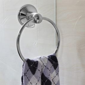img 2 attached to 🔧 Revolutionary Insta-Mount Towel Ring - Hotel Spa AquaCare Series