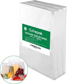 img 4 attached to 🍽️ O2frepak 100 Plus Quart Vacuum Sealer Bags - BPA Free, Heavy Duty, and Precut for Food Saver. Ideal for Sous Vide and Vacuum Sealer.