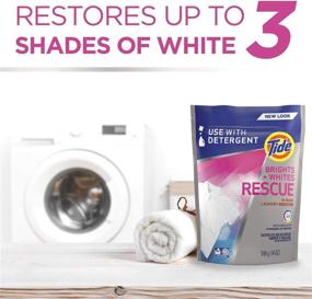 img 3 attached to 🌟 Tide Whites and Brights Rescue, In-Wash Laundry Booster Pacs, 27 Count (Improved Packaging for Enhanced Performance)