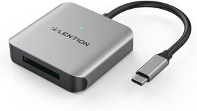 img 4 attached to 💻 LENTION CFexpress Type B Card Reader, USB C 3.2, USB C 3.1 Gen 2 Adapter, 10Gbps Transfer, Compact Aluminum CF Memory Card Support, Android, Windows, MacOS (CB-C9, Space Gray)