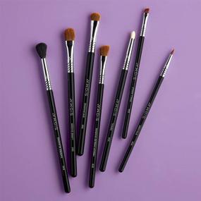 img 3 attached to 💄 Sigma Beauty Basic Eye Brush Set: Enhance Your Eye Makeup with 7 Classic Brushes & SigmaTech Fiber Blending Brush E40