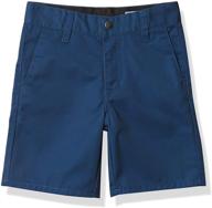🩳 volcom frickin chino short: stylish and comfortable shorts for boys of all ages! logo