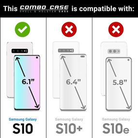 img 3 attached to 📱 Aduro Cell Phone Holsters for Samsung Galaxy S10: The Ultimate Protective Case with Belt-Clip & Built-in Kickstand