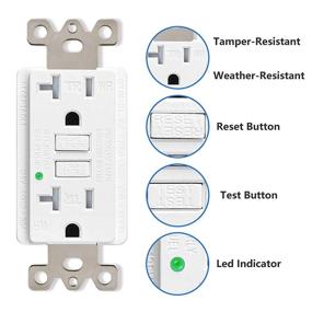 img 1 attached to SuperInk Self Test Tamper Resistant Weather Resistant Receptacles