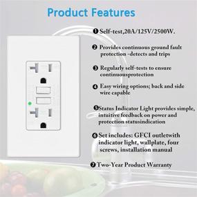 img 3 attached to SuperInk Self Test Tamper Resistant Weather Resistant Receptacles