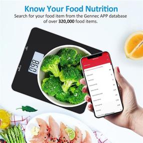 img 2 attached to 📱 FITINDEX Smart Food Nutrition Scale: Bluetooth Digital Kitchen Scale with Nutritional Calculator and Timer for Macro, Keto, Calorie, and Weight Loss - Multifunction Coffee Scale with Smartphone APP