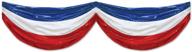 beistle 52133 rwb patriotic plastic bunting logo