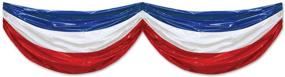 img 1 attached to Beistle 52133 RWB Patriotic Plastic Bunting