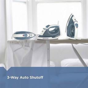 img 2 attached to 🔵 Efficient and Compact: BLACK+DECKER Easy Steam Compact Iron, IR40V - Blue 10.4 x 5.8 inches