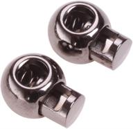 🔍 optimize your search: metal toggle ball spring stop cord locks (pack of 10) for 5mm cord logo