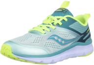 👟 saucony liteform sneaker medium little girls' athletic shoes: superior style and support logo