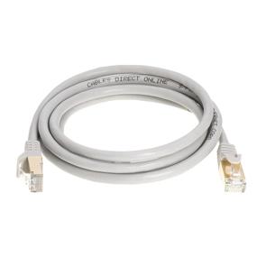 img 3 attached to 🔌 Высокоскоростной экранированный кабель Ethernet CAT7 длиной 6 футов с покрытием золотом для 10-гигабитных сетей - Cables Direct Online (6 футов, синий)