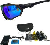 🕶️ kapvoe cycling sunglasses: lightweight polarized sports bicycle glasses with uv 400 protection for men & women - running goggles logo