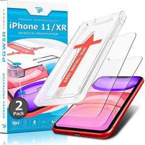 img 4 attached to ��������� ������ ������� ��� iPhone 11 / iPhone XR [2-����] �� Power Theory - ����������� Easy Install Kit - ����������� ���������� - 6,1 ������