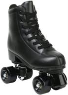 stylish high top pu leather roller skates for men and women - perfect for beginners, with bonus shoes bag логотип