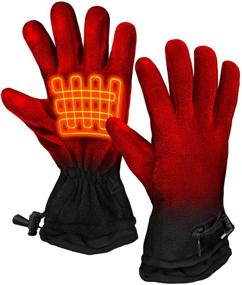 img 4 attached to Warmth on Demand: ActionHeat Battery Heated Fleece Gloves for Ultimate Comfort