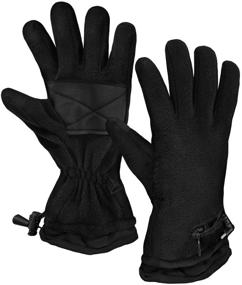 img 3 attached to Warmth on Demand: ActionHeat Battery Heated Fleece Gloves for Ultimate Comfort