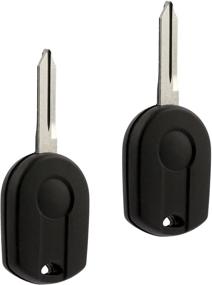 img 1 attached to 🔑 Ford Keyless Entry Remote Fob (OUCD6000022) - Set of 2 | Guaranteed Compatible with Edge, Escape, Expedition, Explorer, Flex, Five Hundred, Focus, Fusion, Mustang, Taurus, Navigator