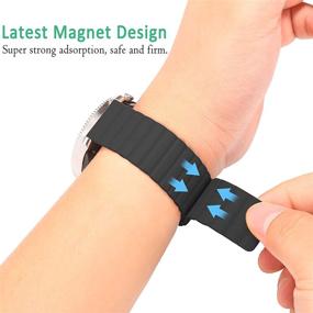 img 1 attached to Jobese Compatible Magnetic Adjustable Wristband Wellness & Relaxation and App-Enabled Activity Trackers