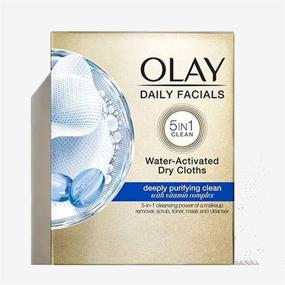 img 3 attached to 🧖 Olay Daily Deeply Clean 4-in-1 Water Activated Cleansing Face Cloths 33ct (Pack of 2): Convenient and Effective Skincare Solution!