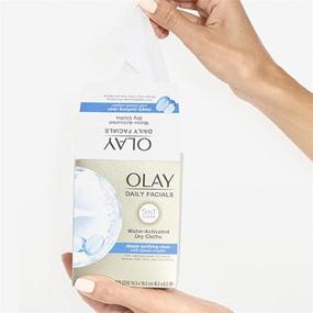 img 2 attached to 🧖 Olay Daily Deeply Clean 4-in-1 Water Activated Cleansing Face Cloths 33ct (Pack of 2): Convenient and Effective Skincare Solution!