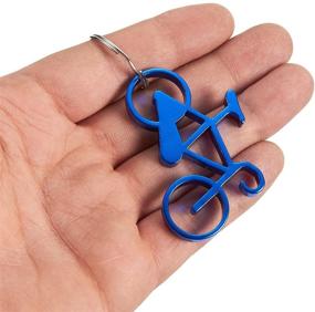 img 1 attached to 🚲 Juvale Keychain Bottle Opener - 12-Pack Bicycle Bike Portable Beer Bottle Metal Openers for Wedding Party Favor in Assorted Vibrant Colors