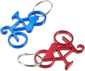 img 2 attached to 🚲 Juvale Keychain Bottle Opener - 12-Pack Bicycle Bike Portable Beer Bottle Metal Openers for Wedding Party Favor in Assorted Vibrant Colors