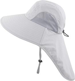 img 4 attached to 🧢 Stay Cool and Protected with Muryobao Summer Bucket Fishing Boys' Accessories