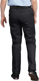 img 1 attached to 👖 Comfortable & Stylish: Dickies Khaki Waist Stretch Black Boys' Clothing – Perfect Fit for Active Boys