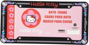 img 3 attached to 🐱 Hello Kitty Glitter License Plate Frame: Stylish and Durable Plastic Design