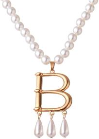 img 4 attached to 👑 Timeless Elegance: GRACEART Anne Boleyn Faux Pearl Necklace for Your Perfect Look