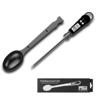 🥄 stainless steel digital thermometer spoon for instant temperature measurement in cooking – ideal for bbq, kitchen, frying, baking, candy, and more logo