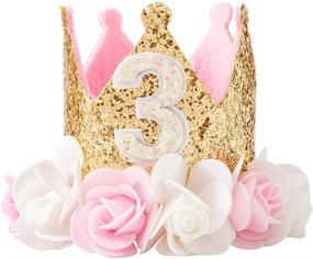 img 1 attached to Birthday Decorations Supplies Princess Headband