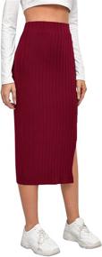 img 2 attached to SheIn Ribbed Stretchy Bodycon: Effortlessly Stylish Women's Clothing