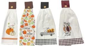 img 4 attached to Cotton Assorted Printed Halloween Kitchen