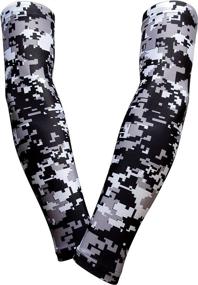 img 1 attached to 💪 Sleek and Supportive: PAIR Sports Farm Compression Elbow Arm Sleeves for Fitness Enthusiasts