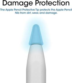 img 1 attached to Улучшите свой опыт рисования Apple Pencil с помощью наконечника для Apple Pencil от TechMatte (набор из 8 штук, прозрачный)