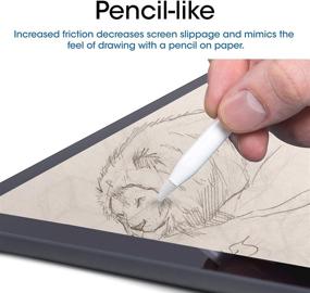 img 2 attached to Улучшите свой опыт рисования Apple Pencil с помощью наконечника для Apple Pencil от TechMatte (набор из 8 штук, прозрачный)