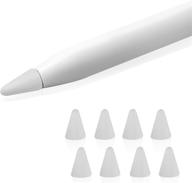 улучшите свой опыт рисования apple pencil с помощью наконечника для apple pencil от techmatte (набор из 8 штук, прозрачный) логотип