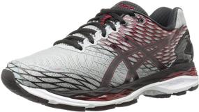 img 4 attached to ASICS Gel Nimbus Running Silver Black Men's Shoes for Athletic