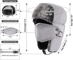 img 2 attached to Mysuntown Trooper Hunting Ushanka Windproof Sports & Fitness