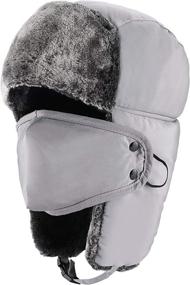 img 4 attached to Mysuntown Trooper Hunting Ushanka Windproof Sports & Fitness