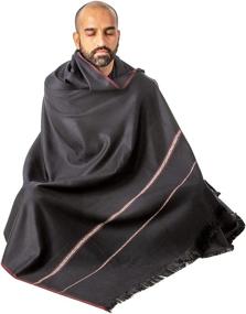 img 2 attached to Meditation Shawl: Find Tranquility with our Plain Blanket or Prayer Shawl