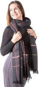 img 1 attached to Meditation Shawl: Find Tranquility with our Plain Blanket or Prayer Shawl