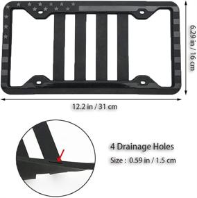 img 3 attached to Silicone American License Frames Subdued